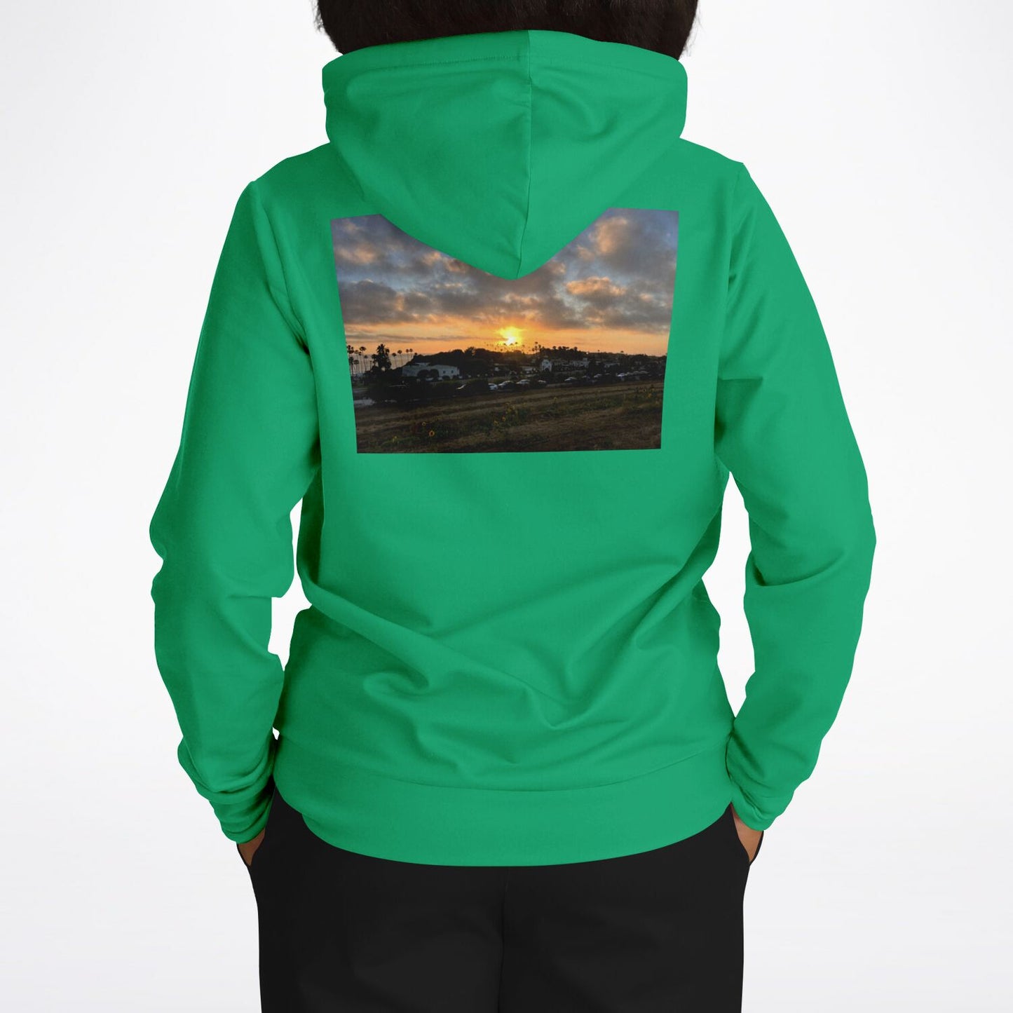 Surfer Smiles Hoodie Green