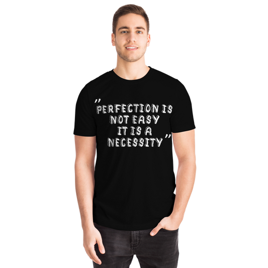 Perfection is Not Easy Winners Win T-Shirt Black