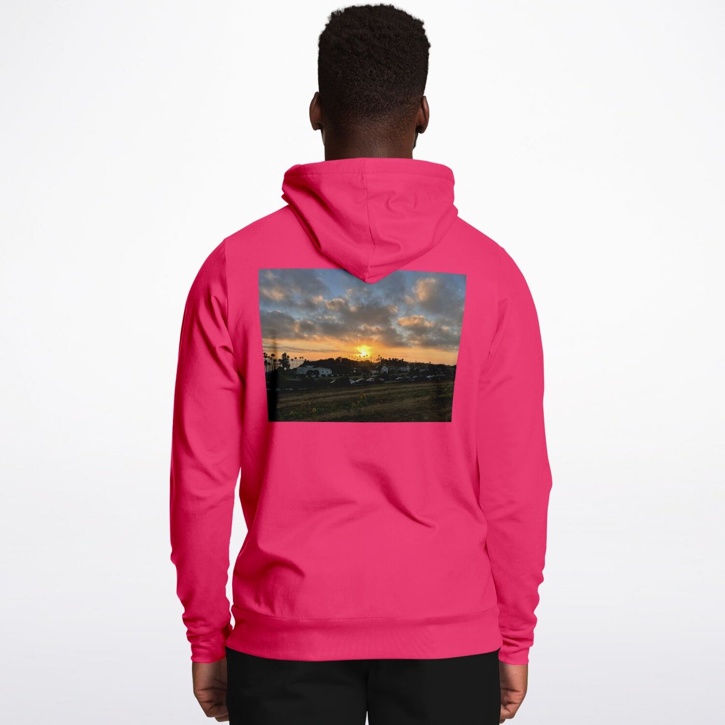 Surfer Smiles Hoodie Pink