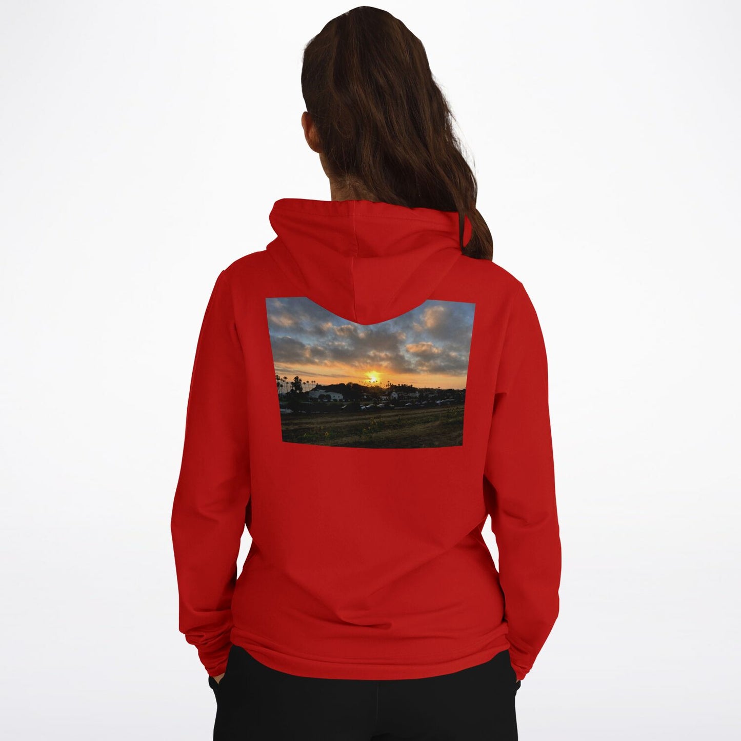 Surfer Smiles Hoodie Red