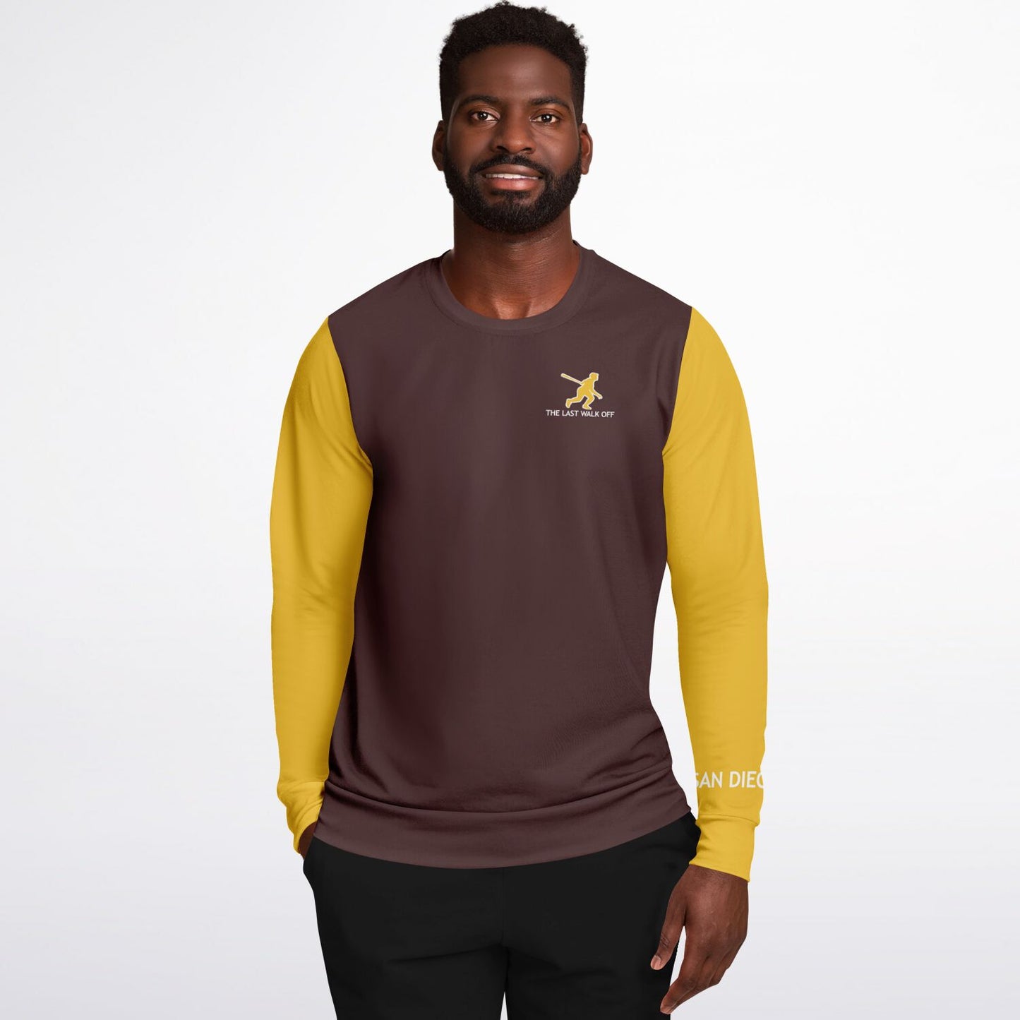 San Diego Brown Gold Long Sleeve Shirt Coronado