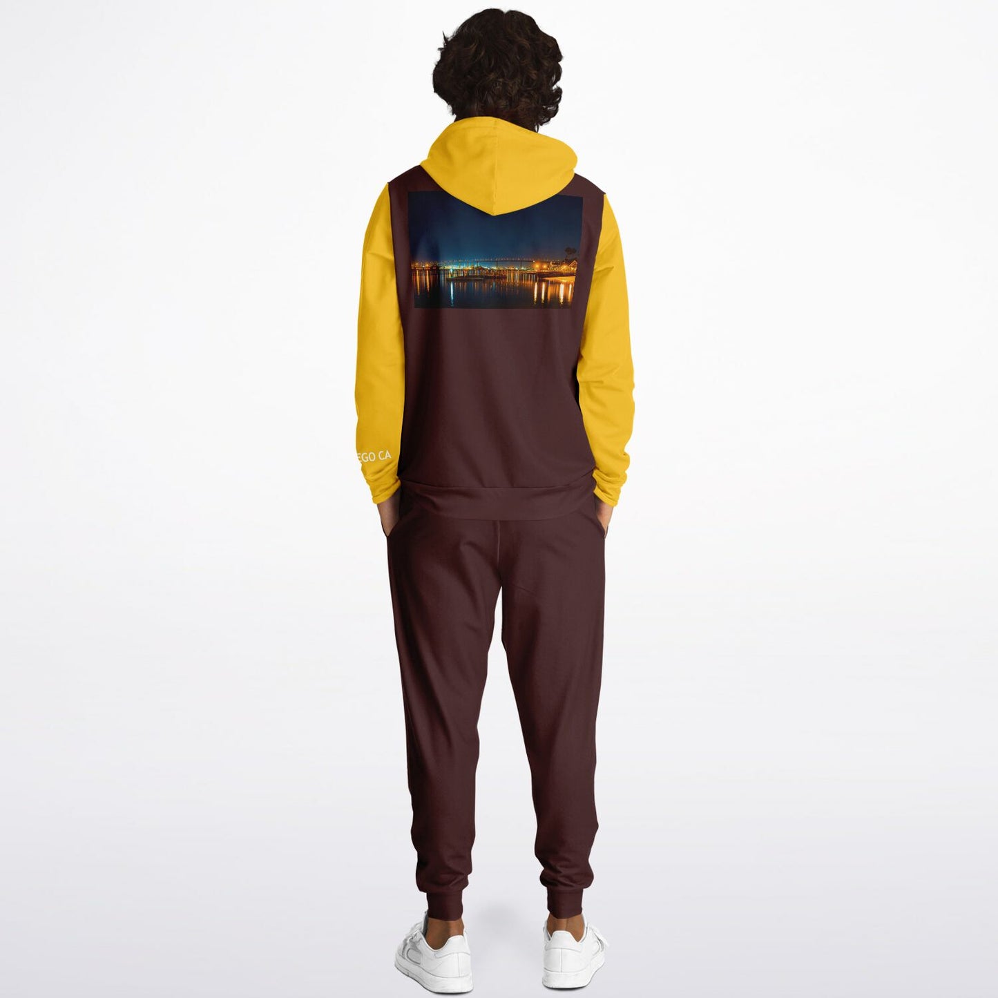 San Diego Brown Gold Hoodie and Joggers Coronado