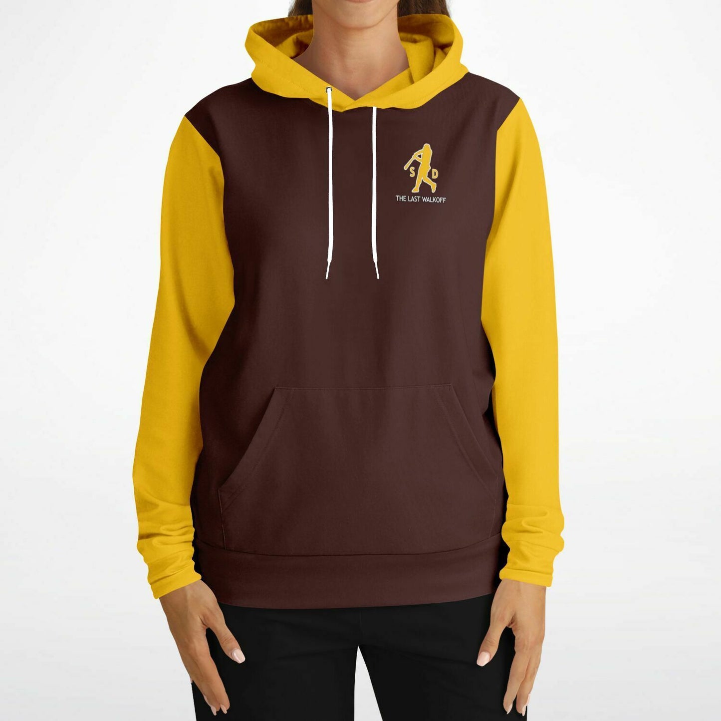 Official San Diego .394 Swing Coronado Gold Brown Hoodie