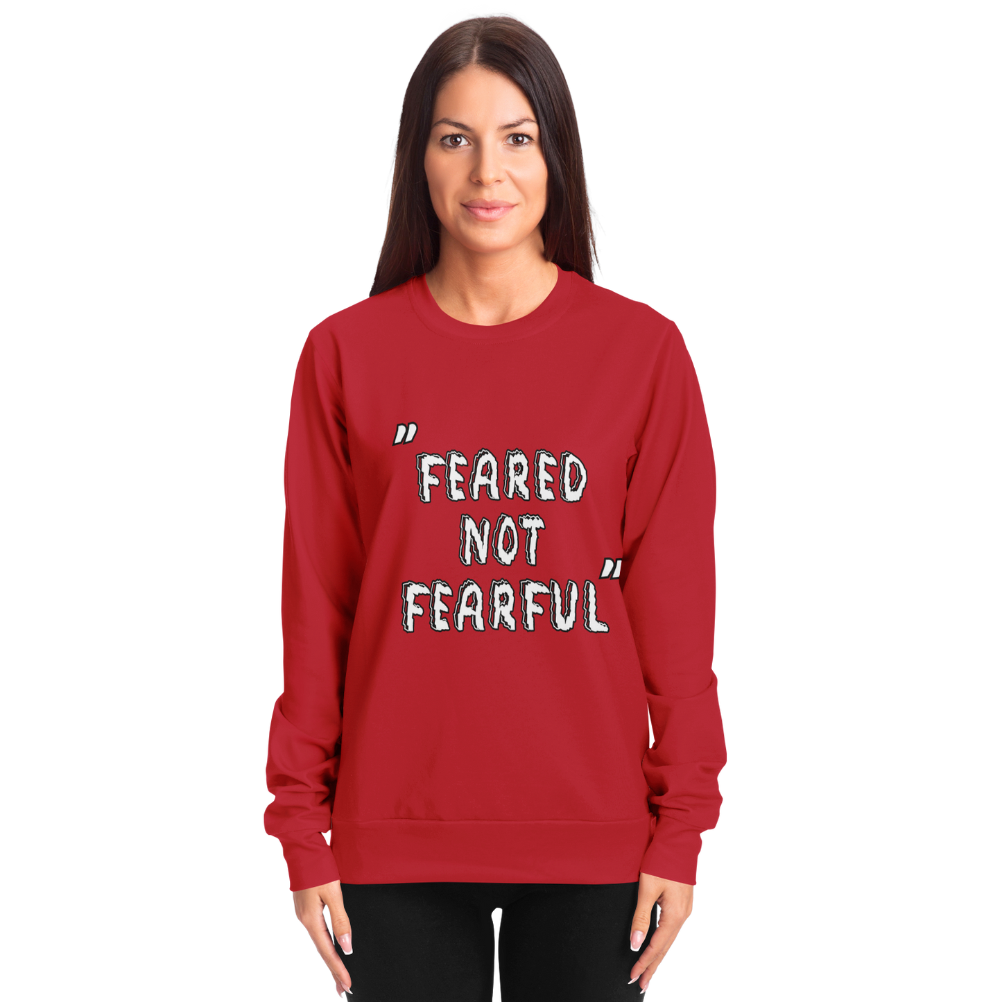 Feared not Fearful Winners Win Long Sleeve Shirt Red