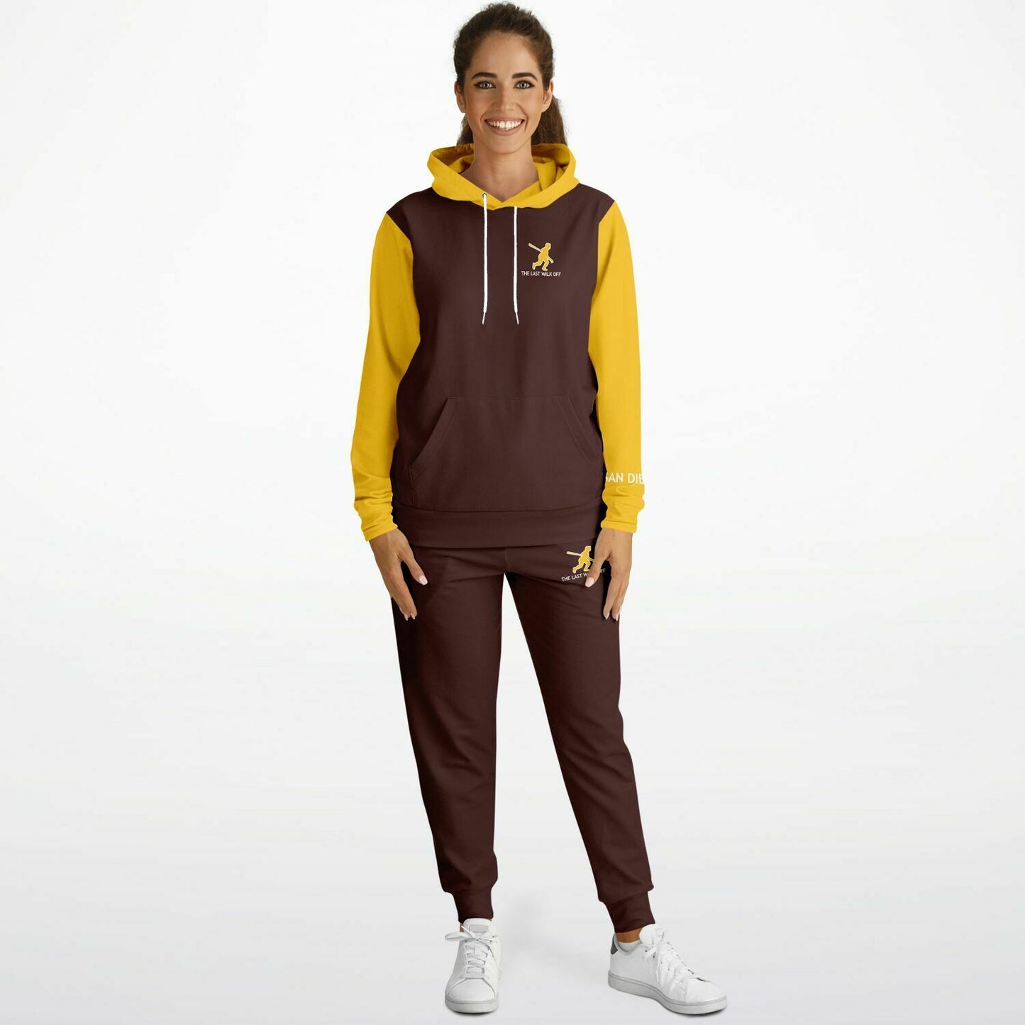 San Diego Brown Gold Hoodie and Joggers