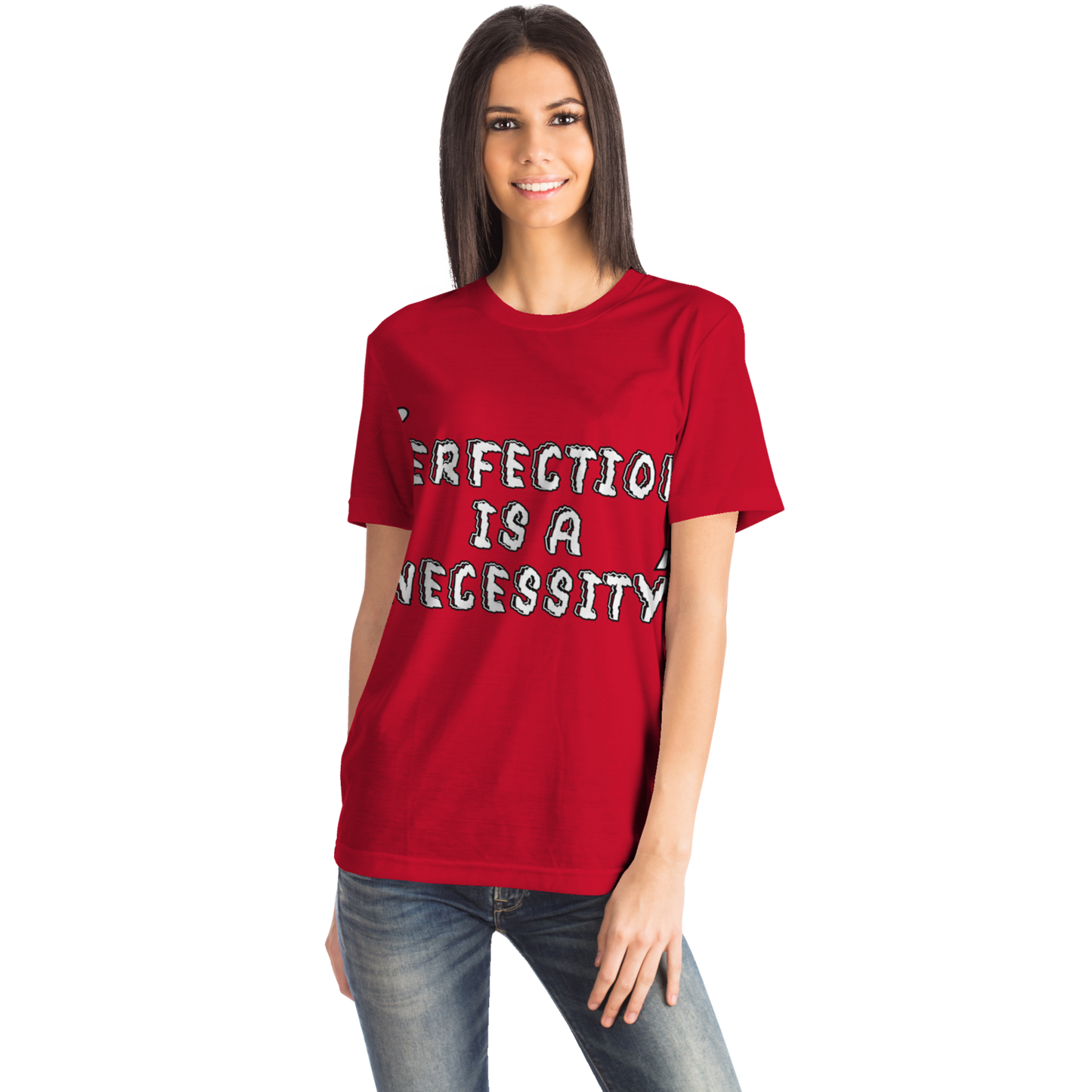 Perfection is a Necessity Winners Win T-Shirt Red