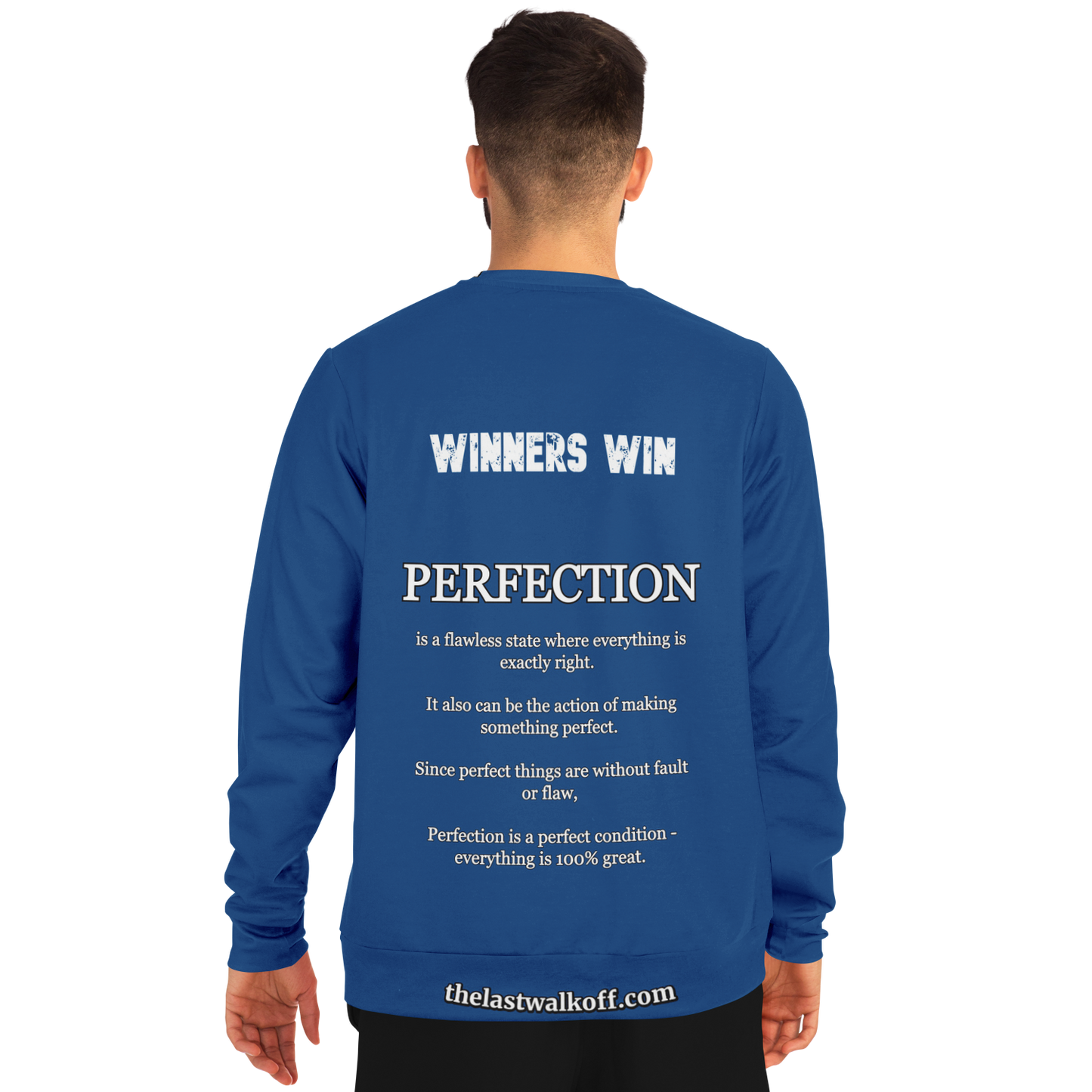 Practice Perfect Winners Win Long Sleeve Shirt Blue