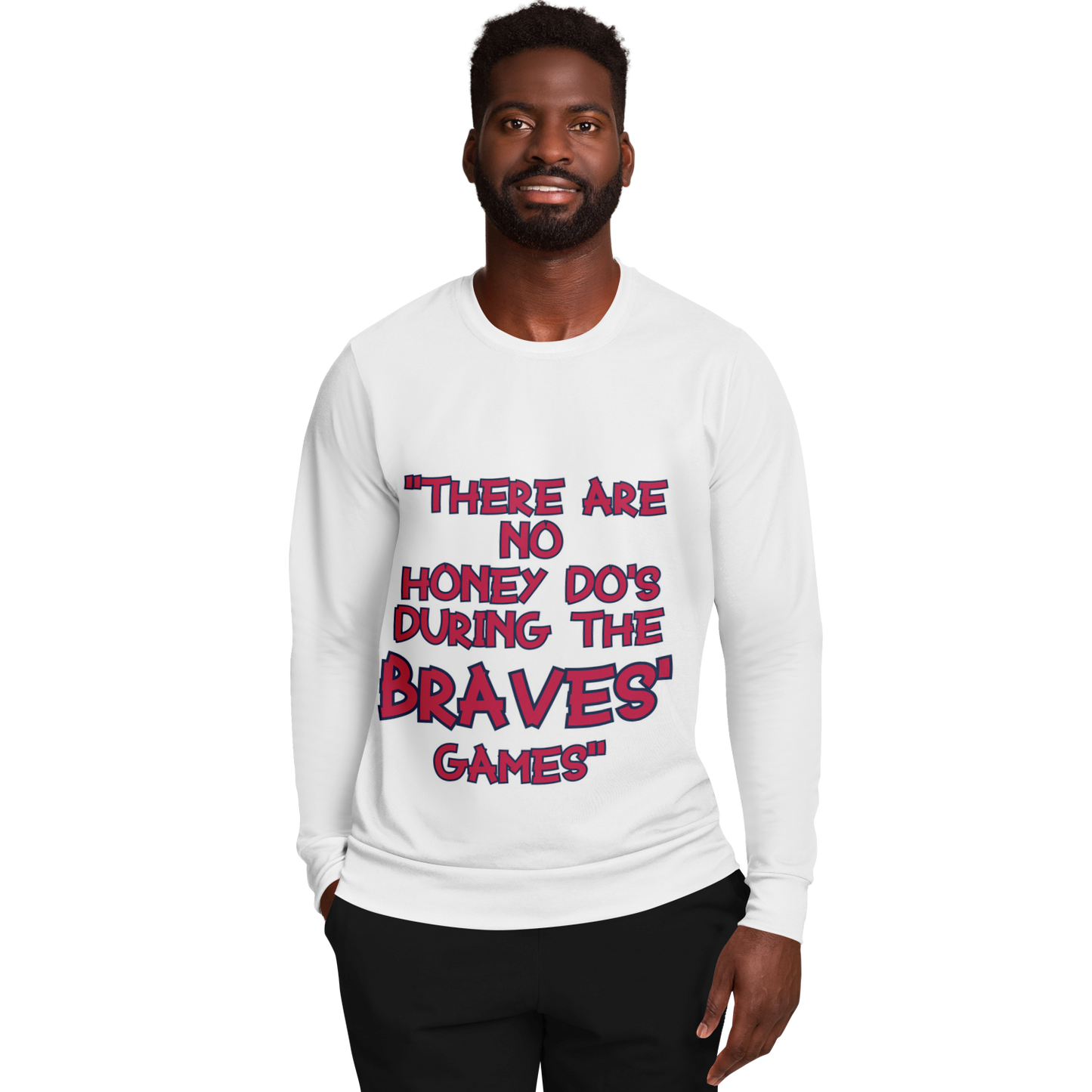 Honey Do's Long Sleeve Shirt Scar Red & Blue