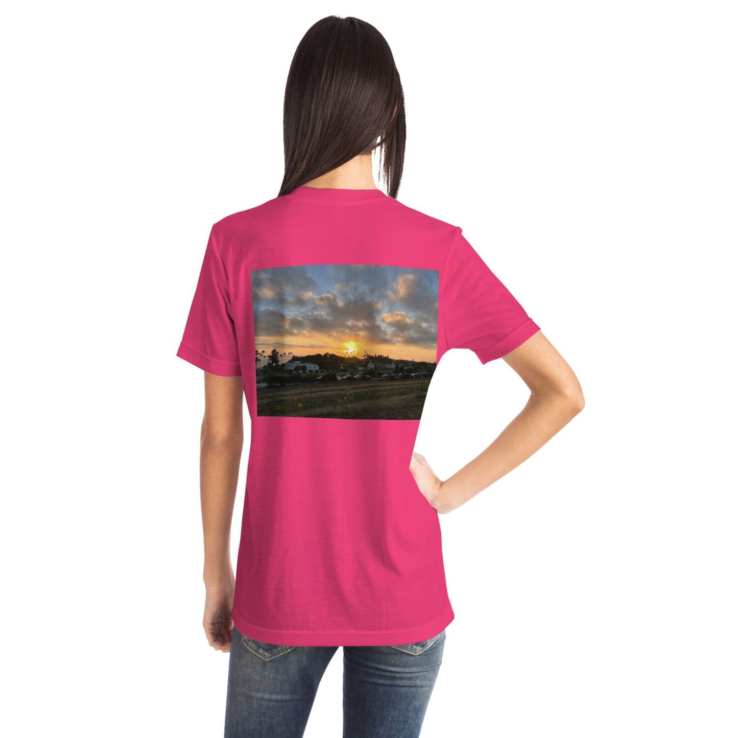 Surfer Smiles T-shirt Pink