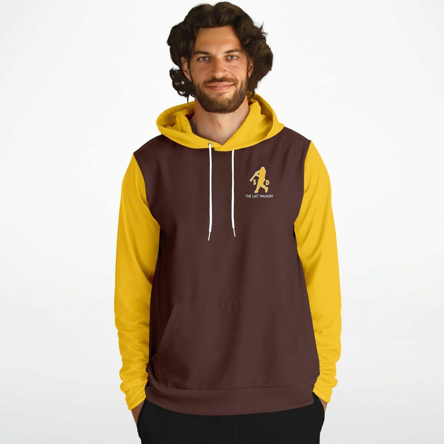 Official San Diego .394 Swing Coronado Gold Brown Hoodie