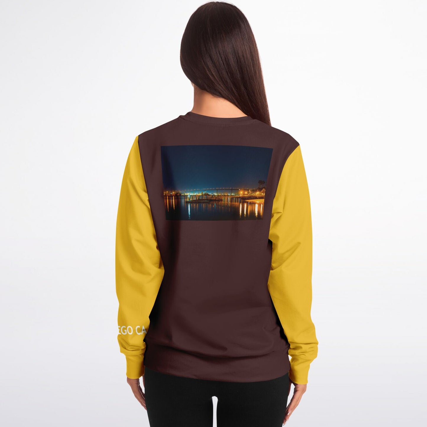San Diego Brown Gold Long Sleeve Shirt Coronado
