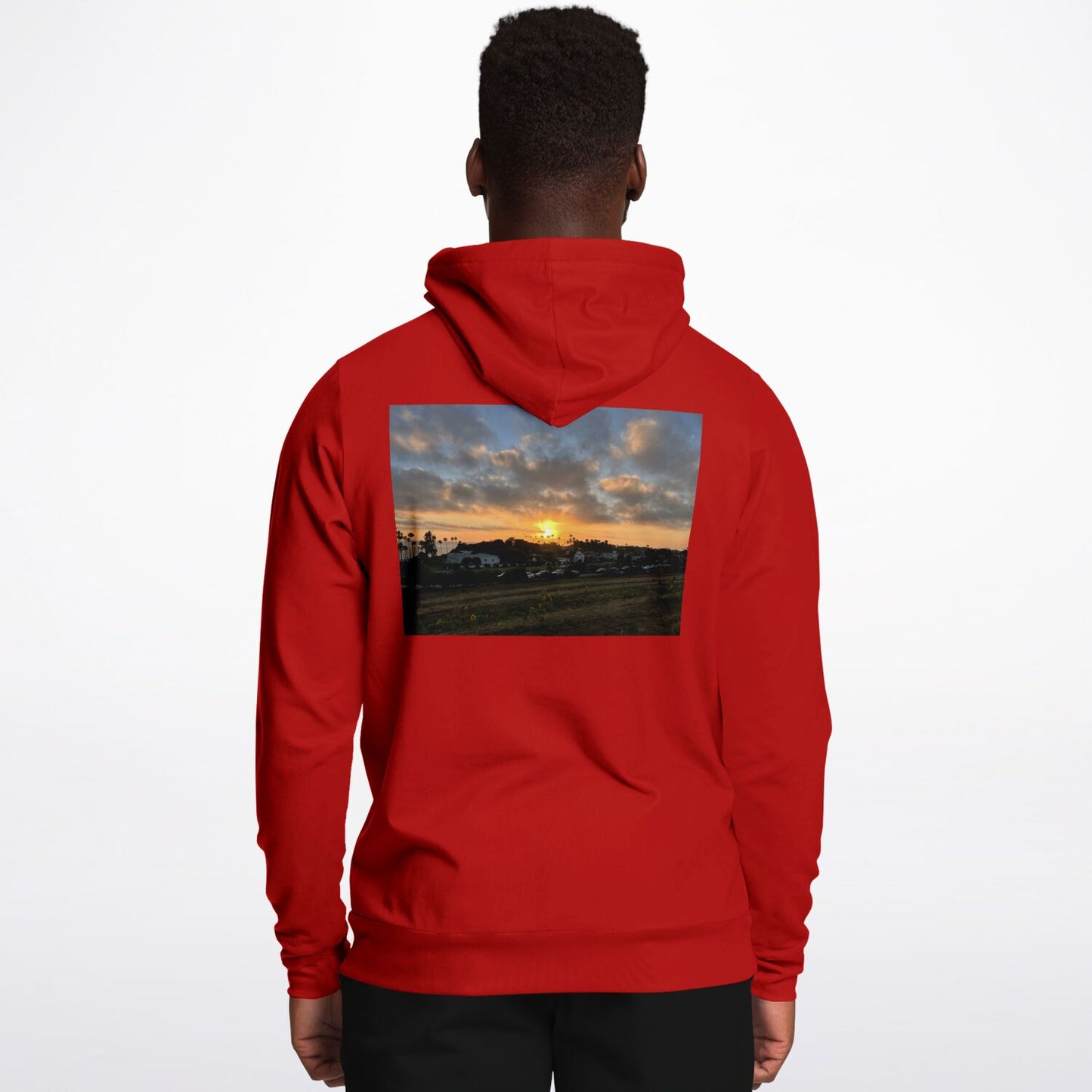 Surfer Smiles Hoodie Red