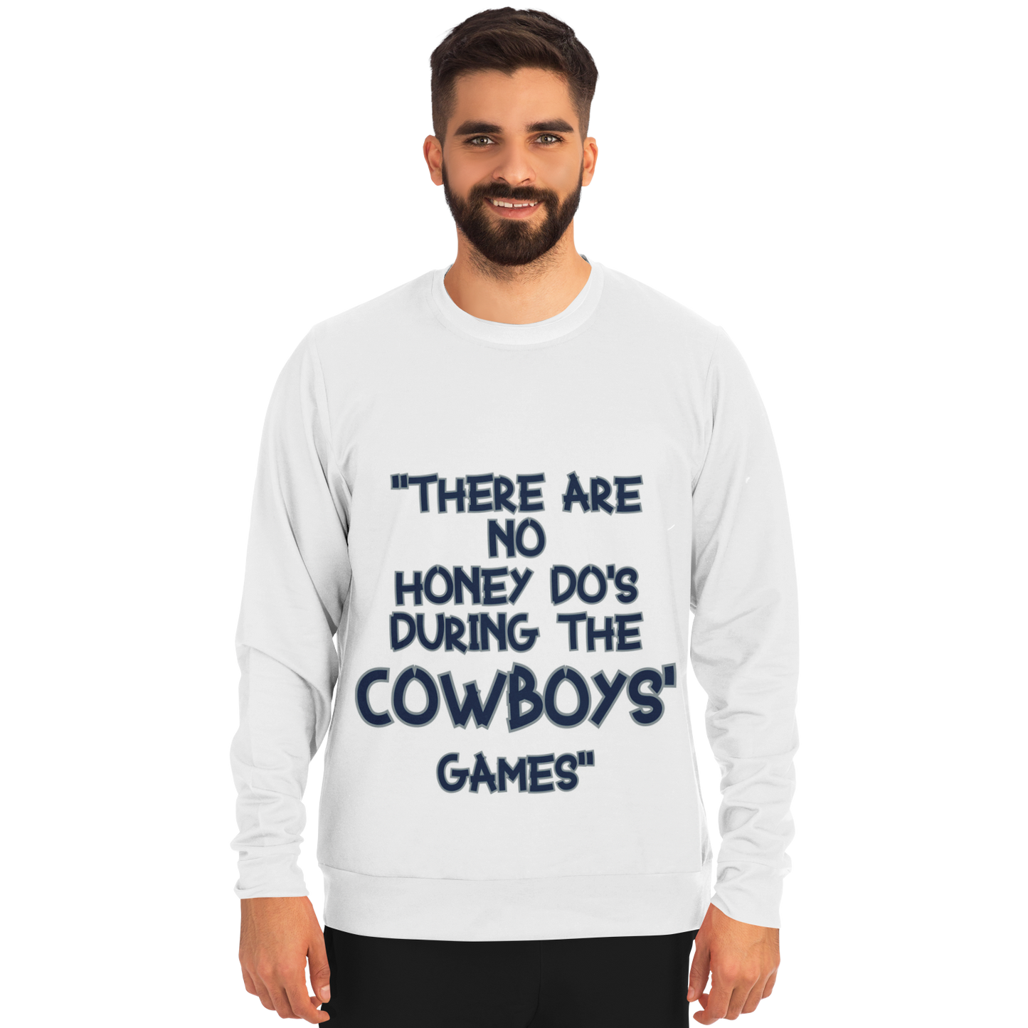 Honey Do's Long Sleeve Shirt Dark Blue & Silver