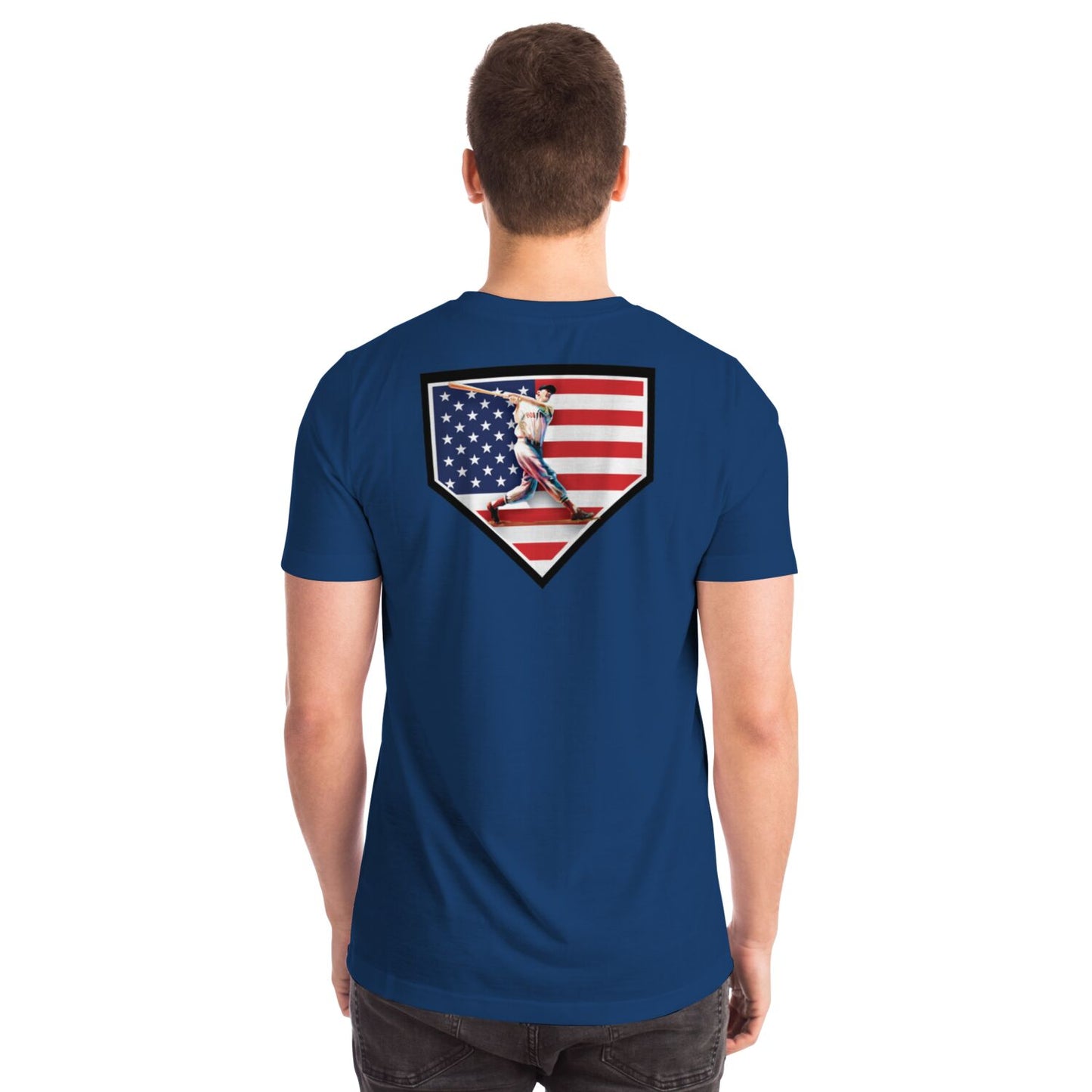 USA 250 Navy Blue 250 T-shirt ".406Swing"