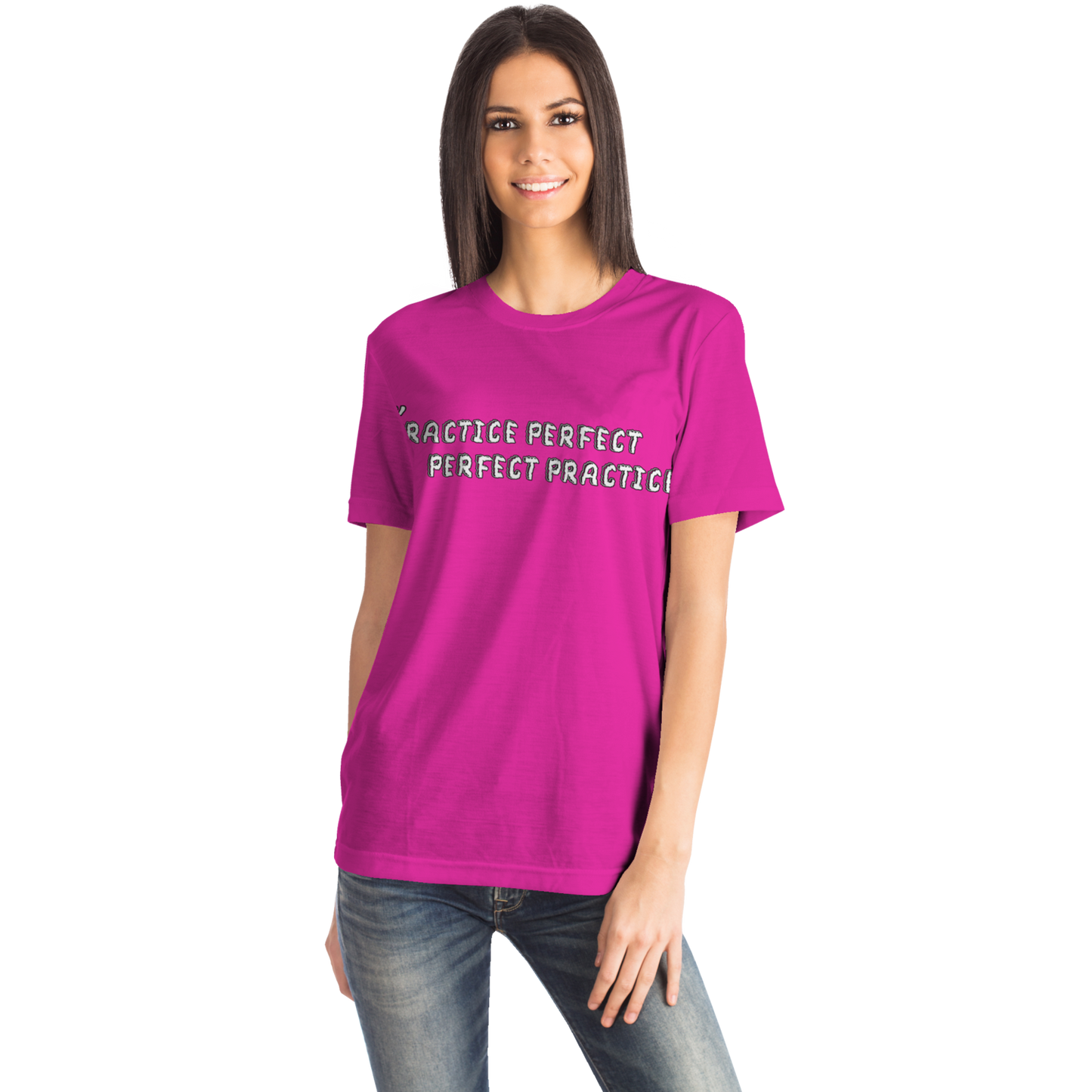Practice Perfect Winners Win T-Shirt Pink