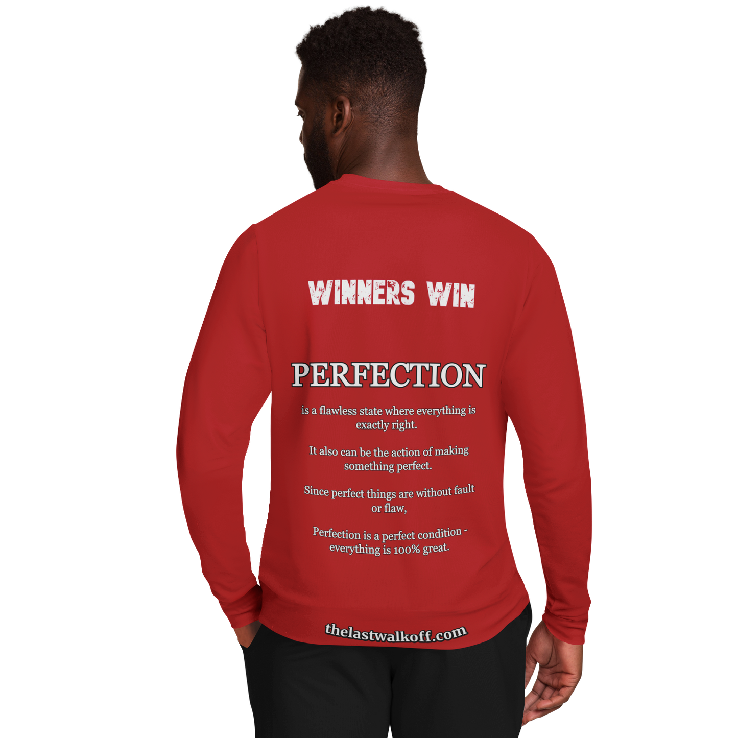 Practice Perfect Winners Win Long Sleeve Shirt Red