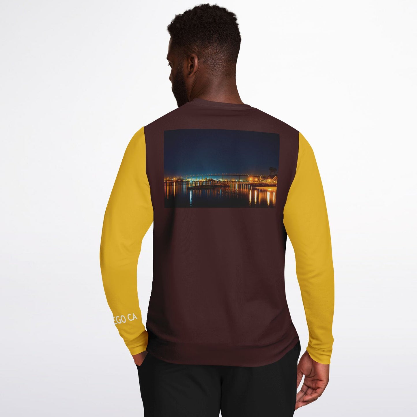 San Diego Brown Gold Long Sleeve Shirt Coronado
