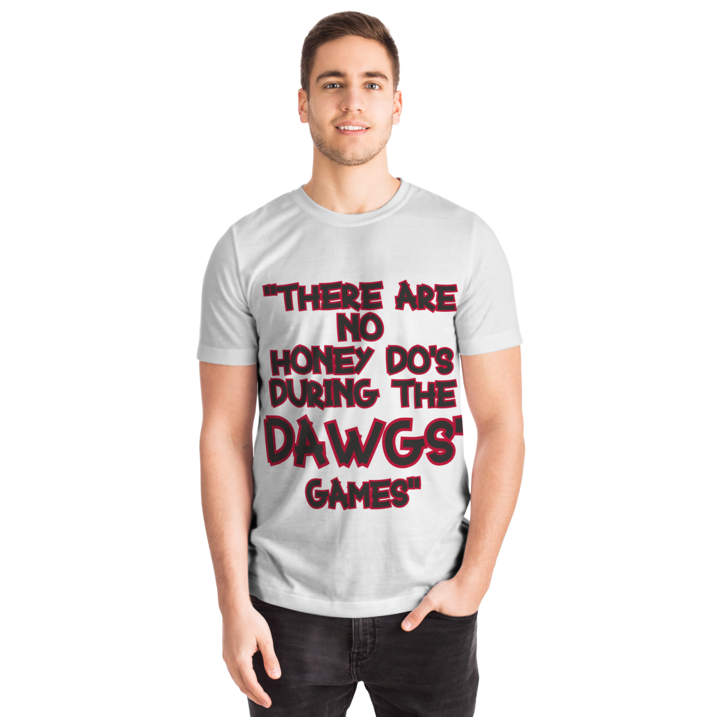 Honey Do's T-shirt Black & Dark Red