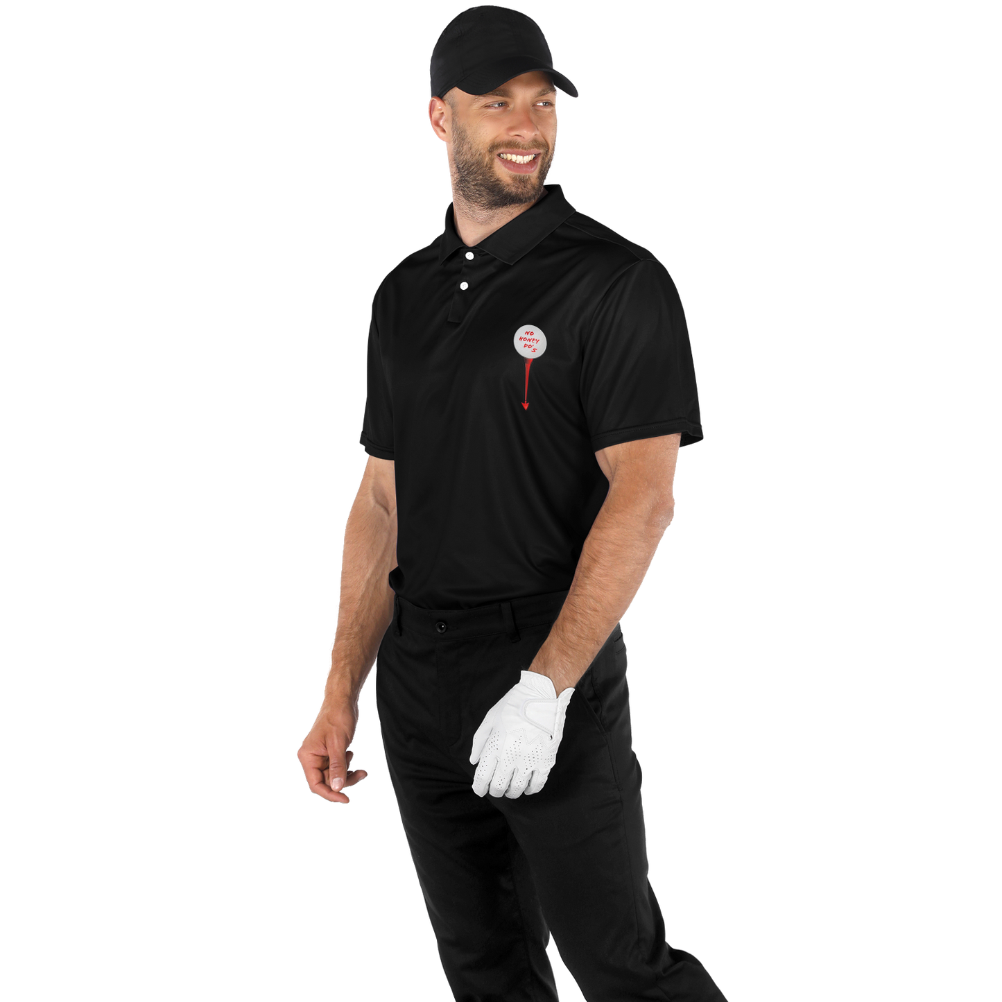 Honey Do's Black Polo Shirt