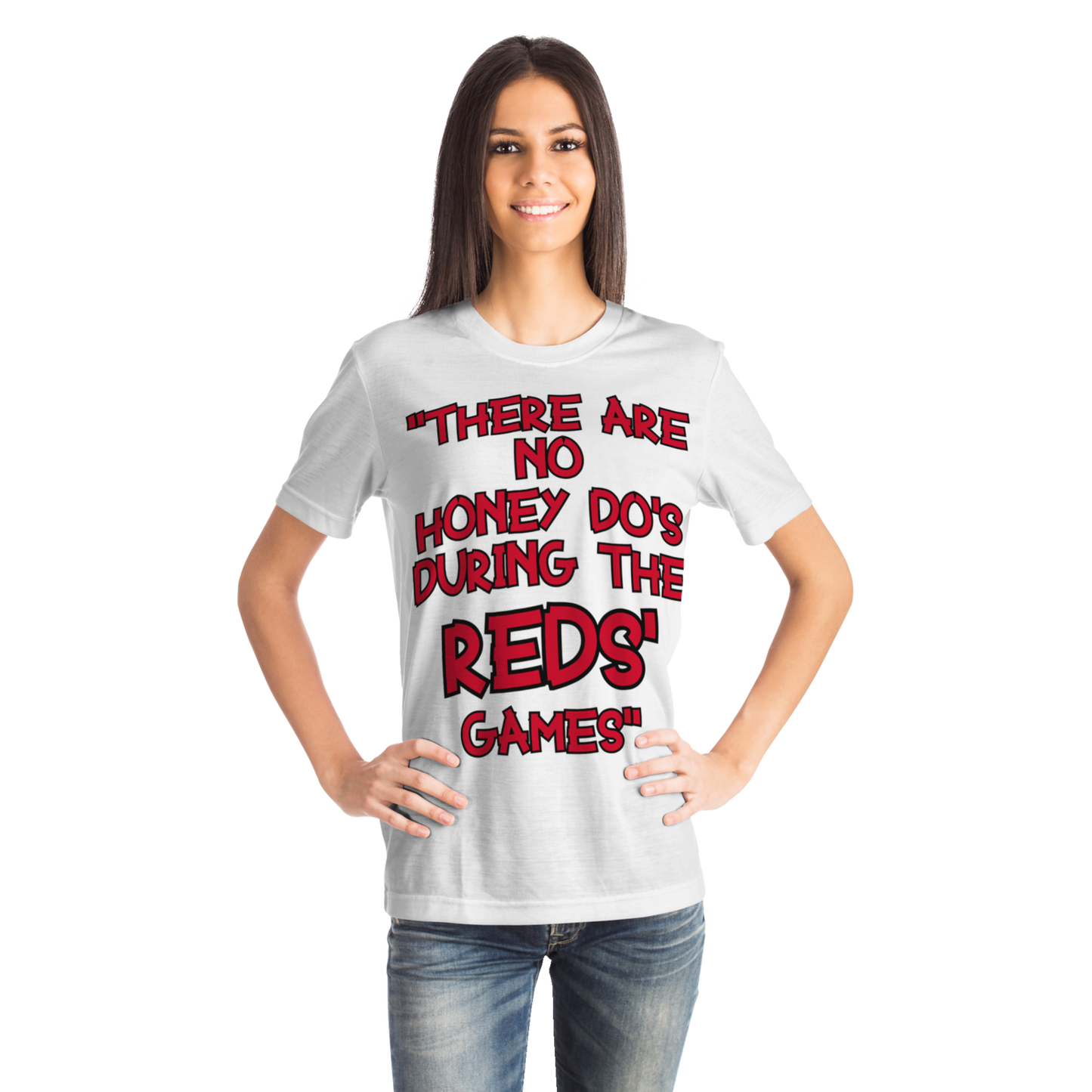 Honey Do's T-shirt Solid Red & Black