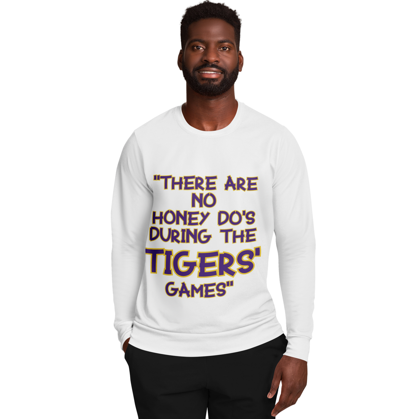 Honey Do's Long Sleeve Shirt Purple & Gold