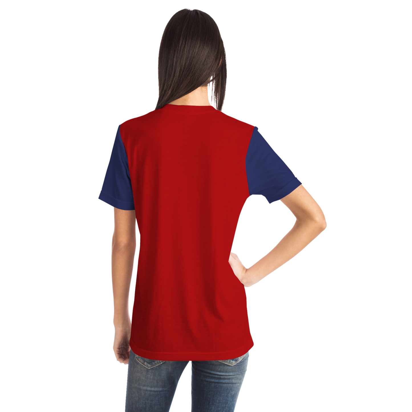 Washington Red Blue Short Sleeve Shirt