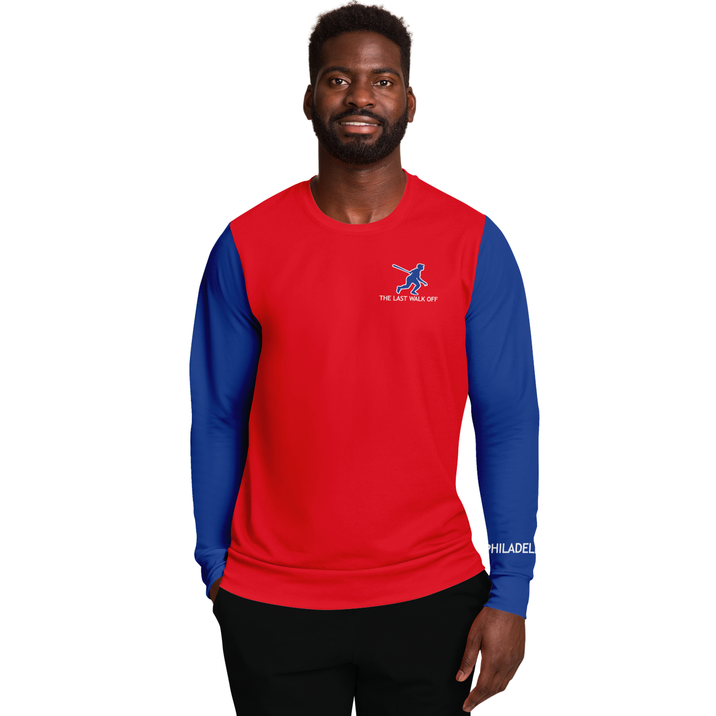 Philadelphia Red Blue Long Sleeve Shirt
