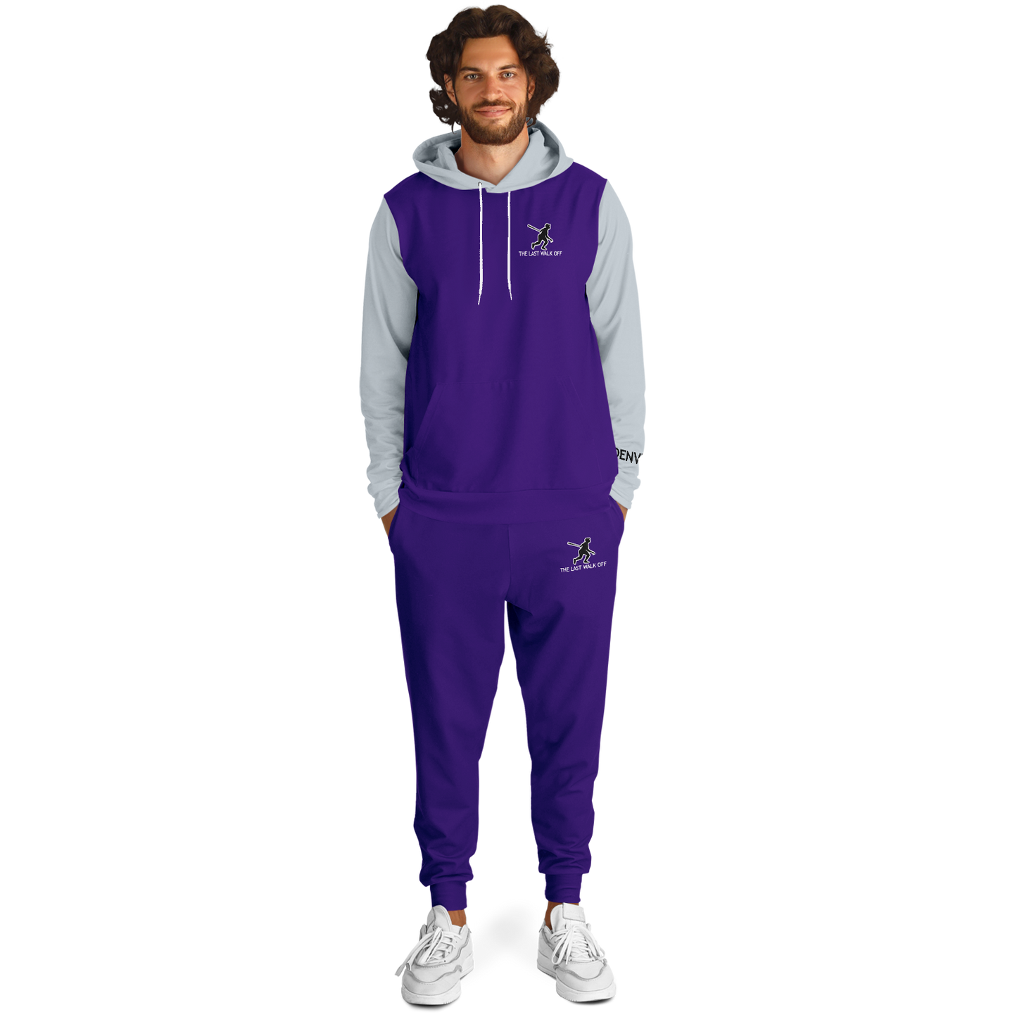 Denver Purple Silver Hoodie and Joggers