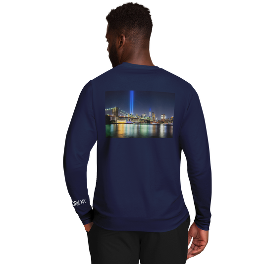 New York Navy Blue Long Sleeve Shirt LIGHTS