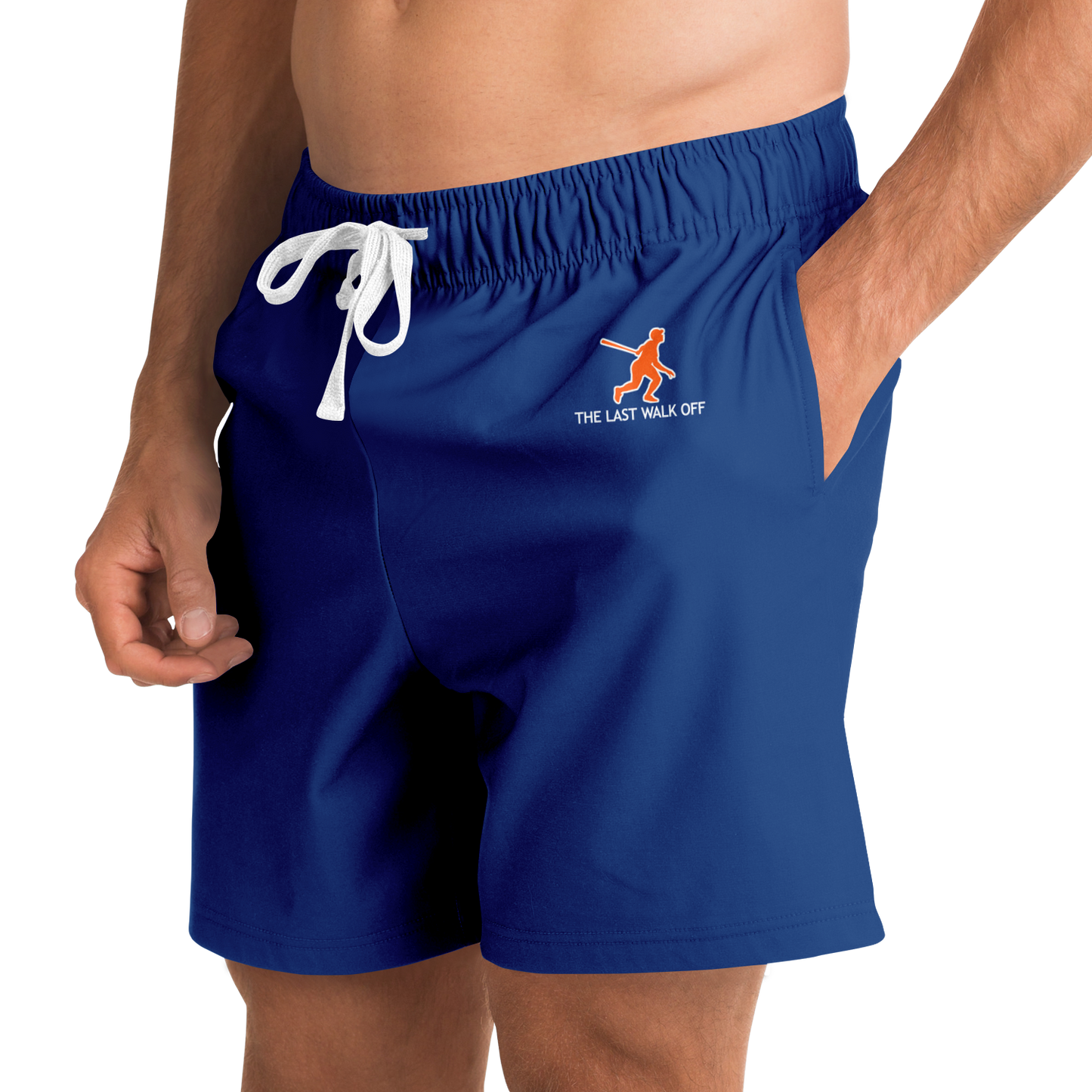 New York Men's Blue Shorts