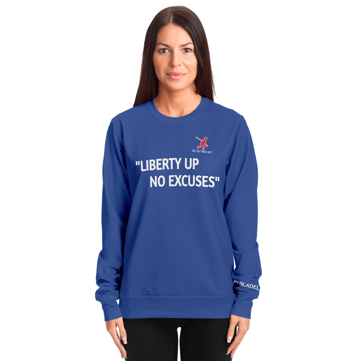 Philadelphia Blue Long Sleeve Shirt Quote