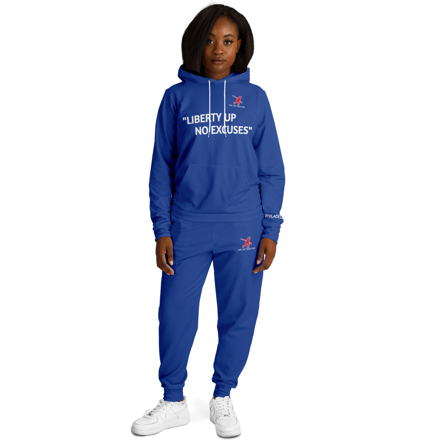 Philadelphia Blue Hoodie and Joggers Quote