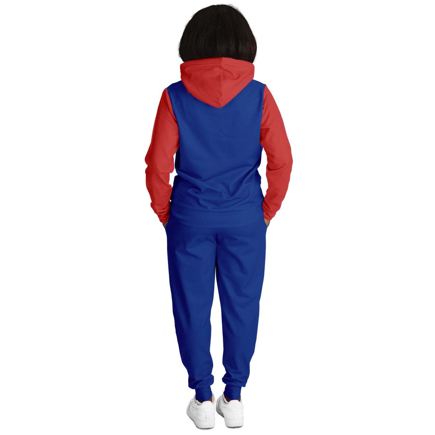 Chicago Blue Red Hoodie and Joggers