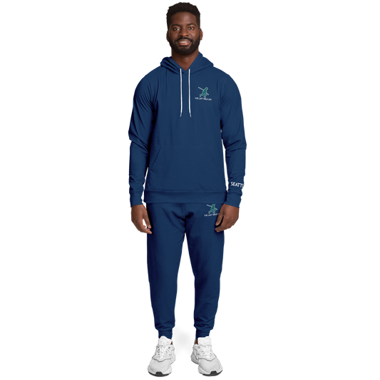 Seattle Navy Blue Hoodie and Joggers POST