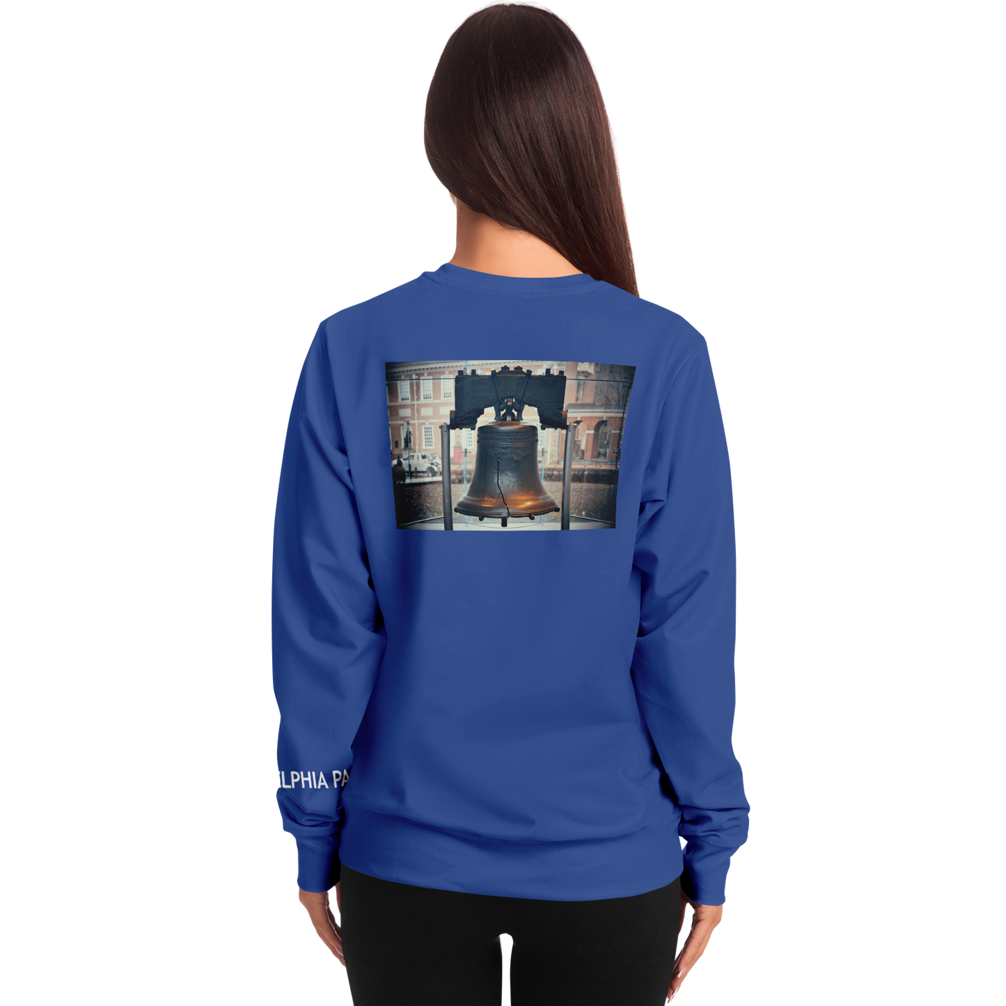 Philadelphia Blue Long Sleeve Shirt Liberty Bell