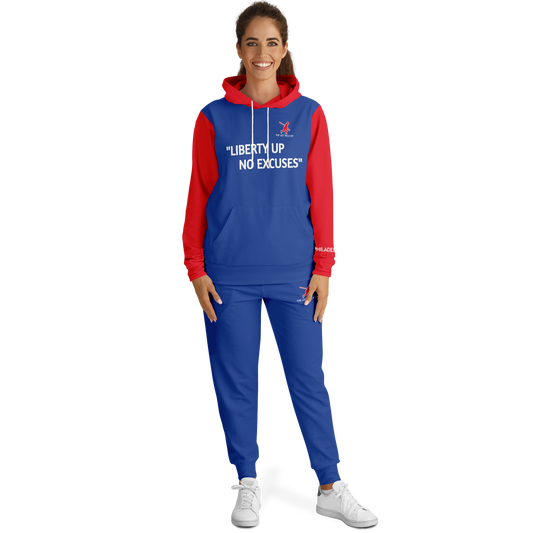 Philadelphia Blue Red Hoodie and Joggers Quote