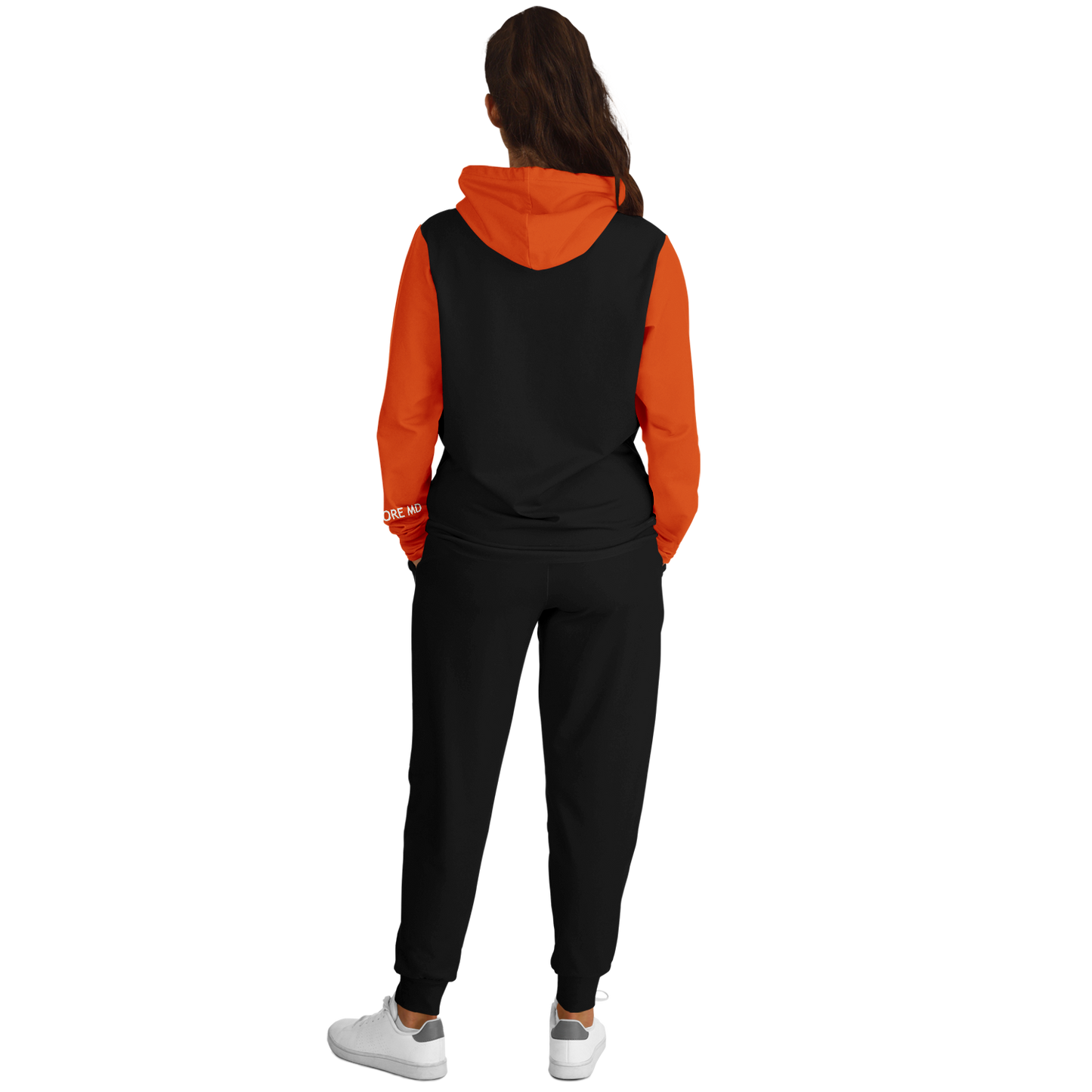 Baltimore Black Orange Hoodie and Joggers