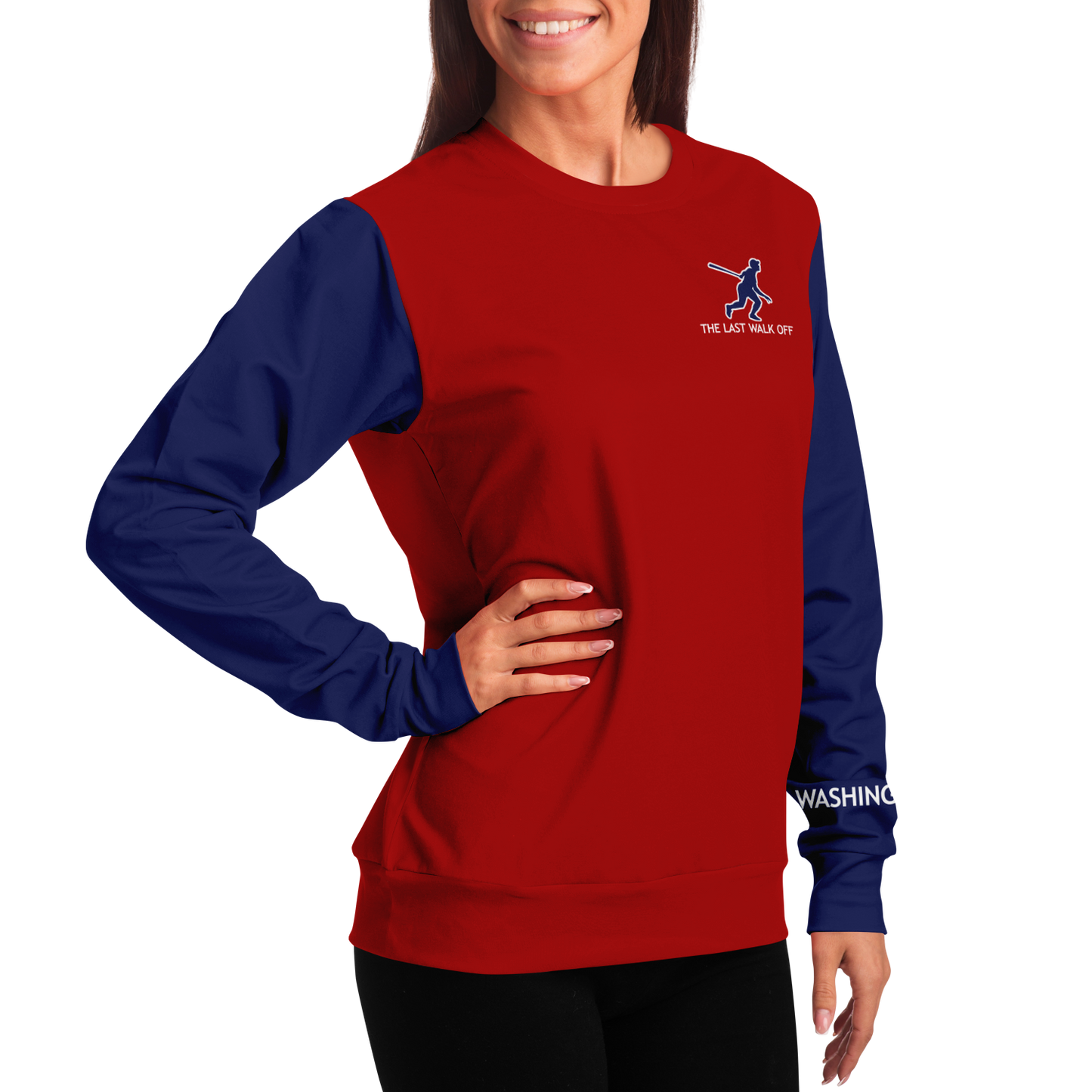 Washington Red Blue Long Sleeve Shirt