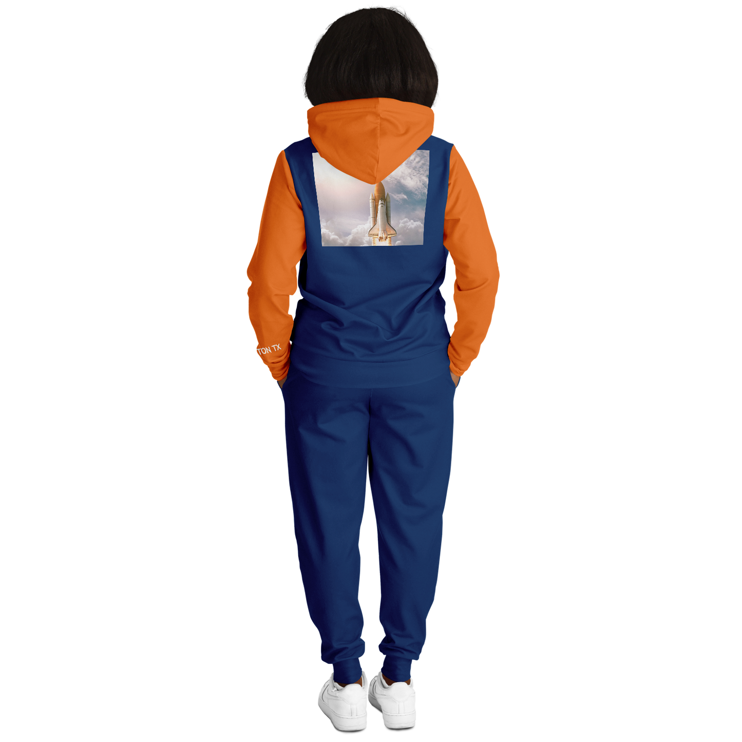 Houston Blue Orange Hoodie and Joggers Rocket