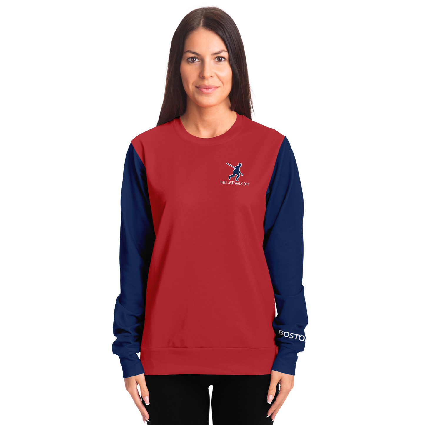 Boston Red Navy Blue Long Sleeve Shirt