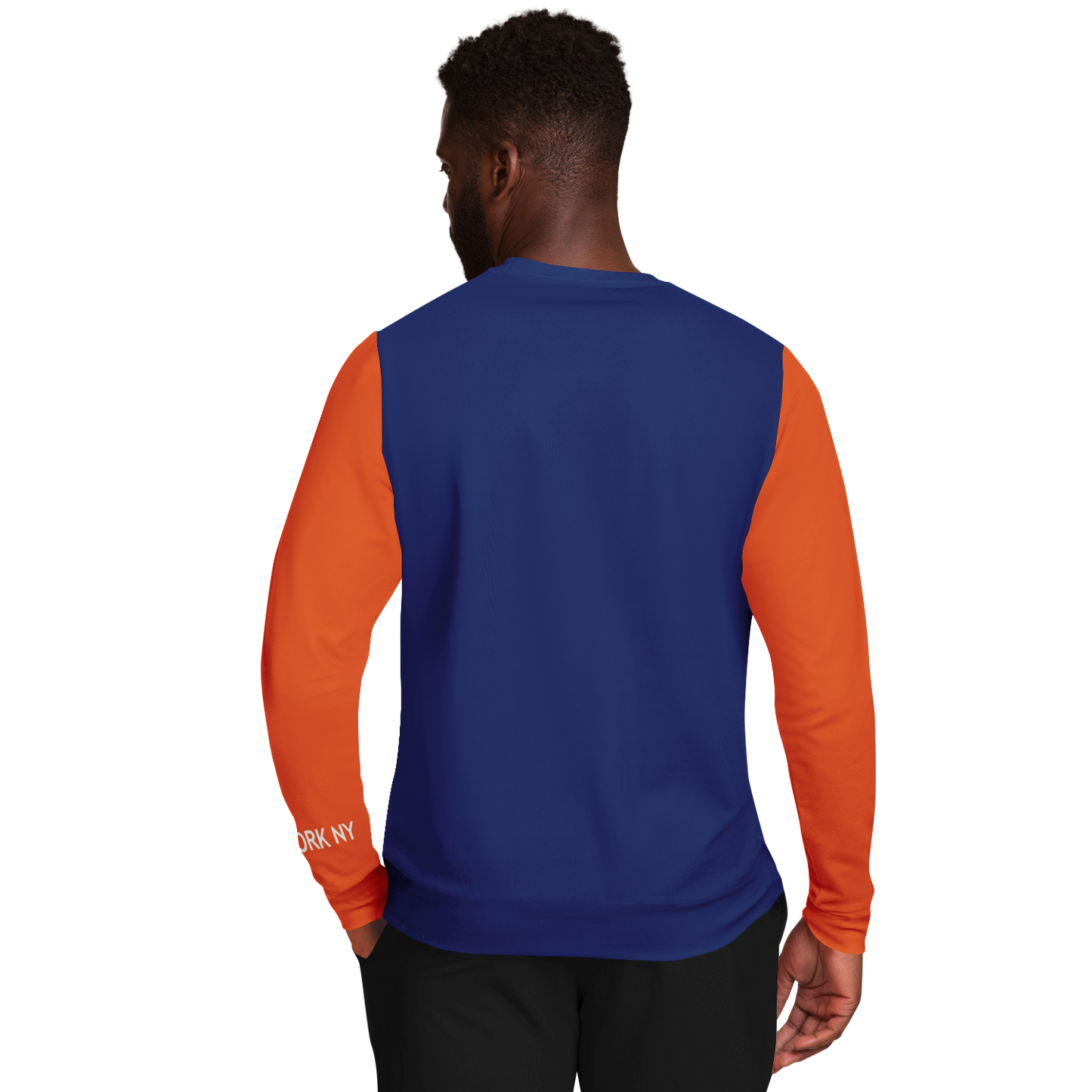 New York Blue Orange Long Sleeve Shirt