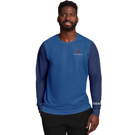 Toronto Blue Navy Blue Long Sleeve Shirt Skyline