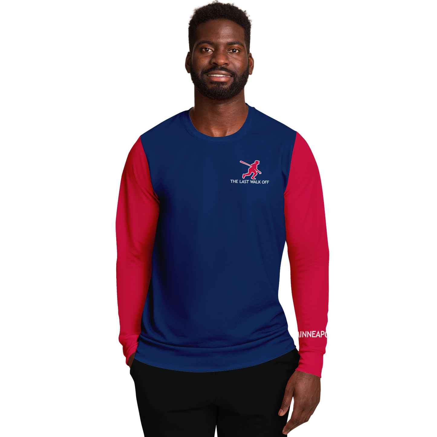 Minneapolis Blue Red Long Sleeve Shirt