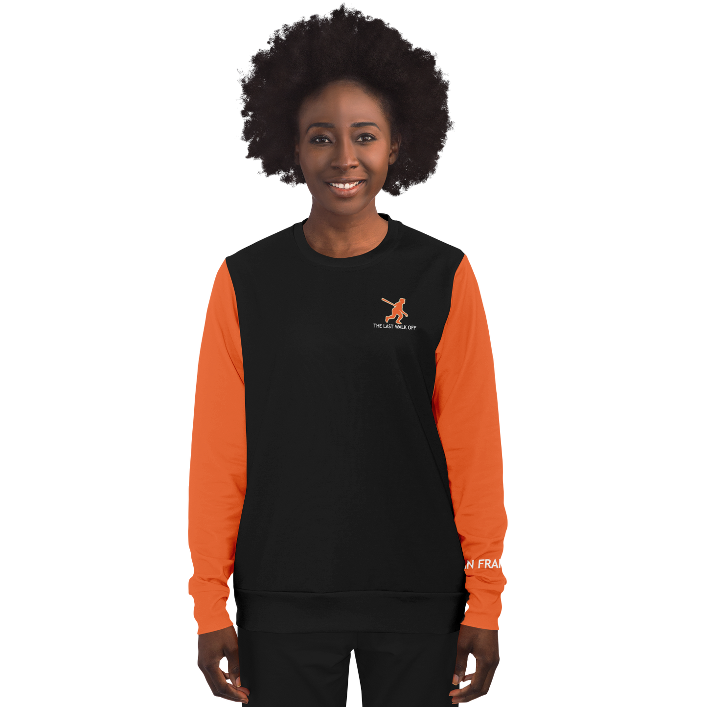 San Francisco Black Orange Long Sleeve Shirt Bridge