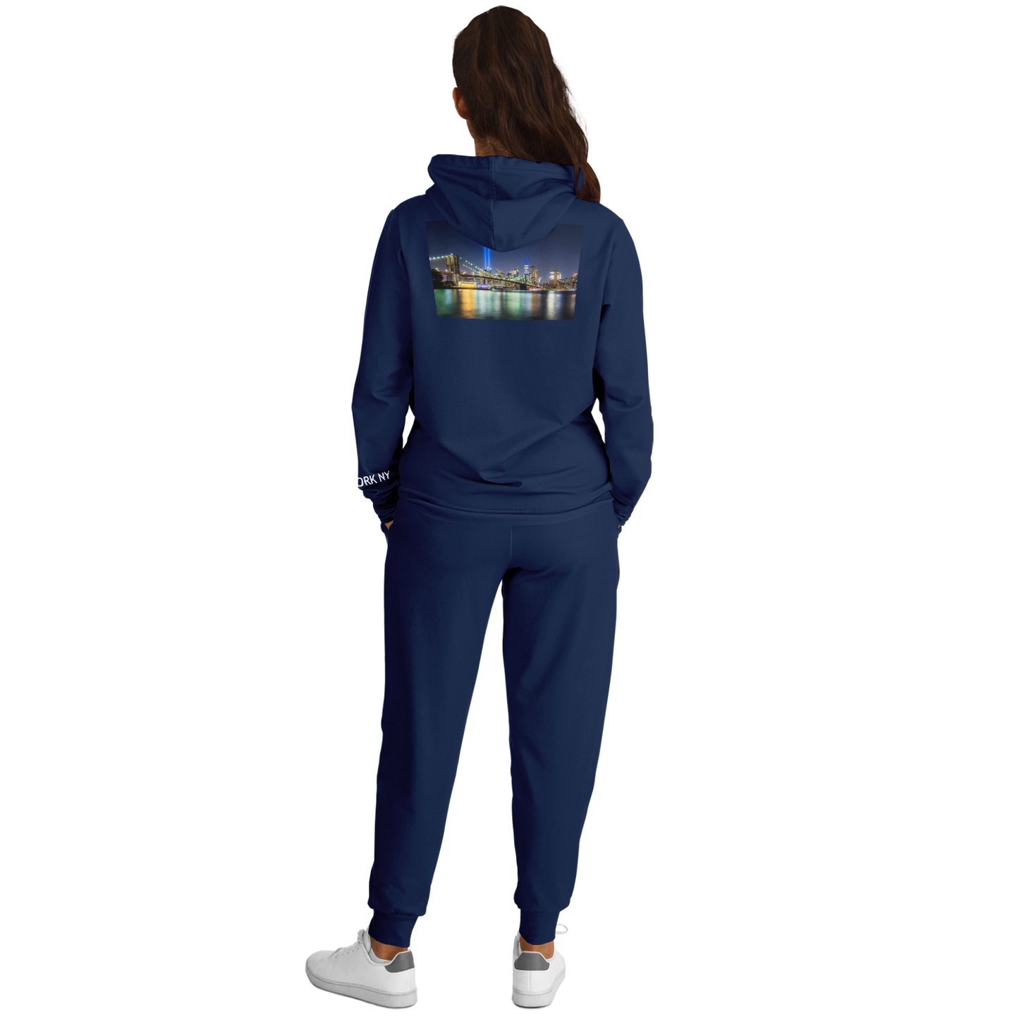 New York Navy Blue Hoodie and Joggers LIGHTS