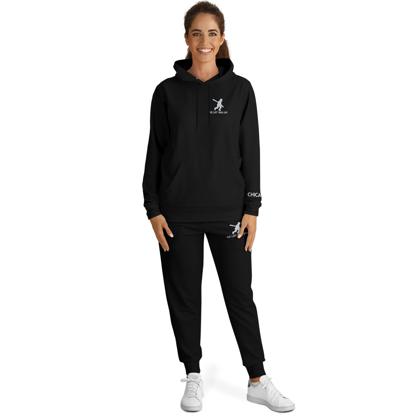 Chicago Black Hoodie and Joggers TWO