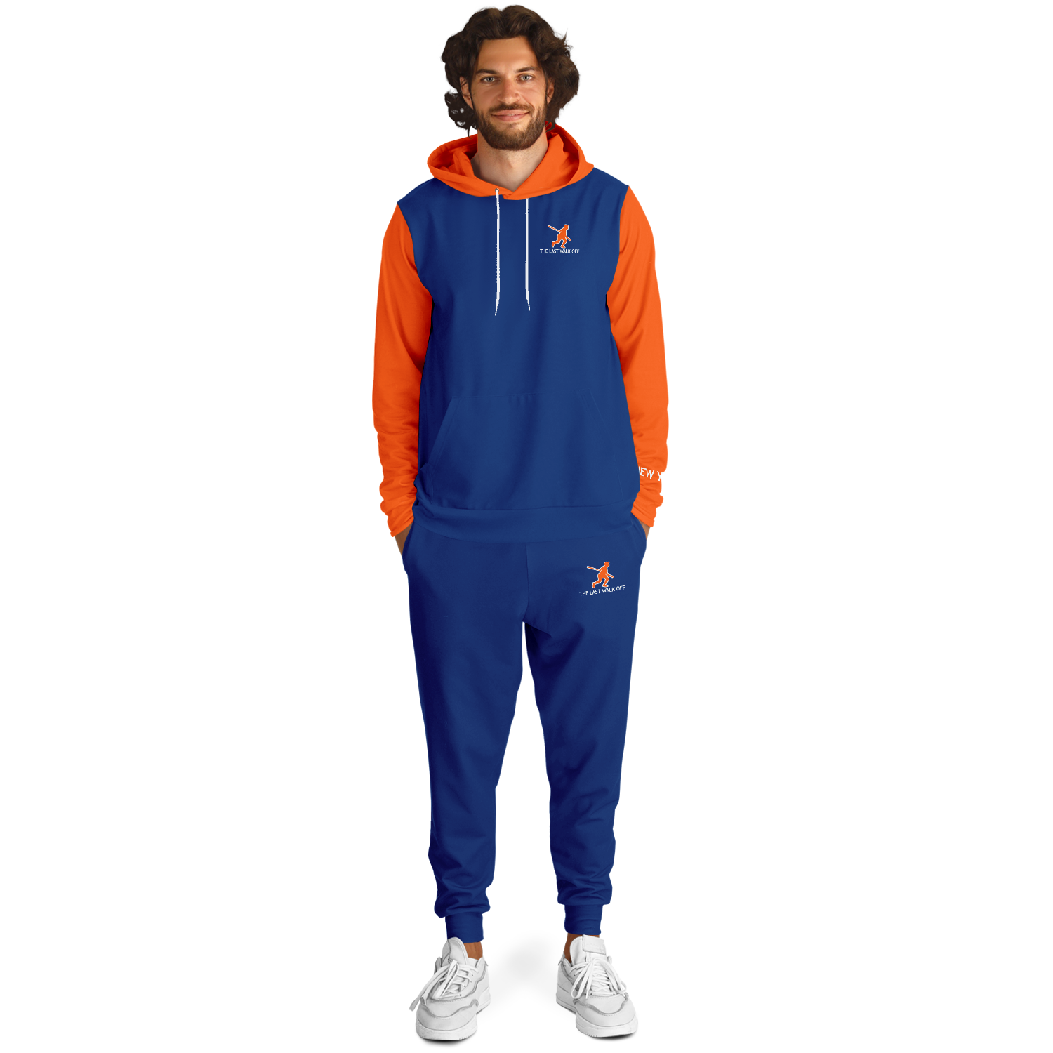 New York Blue Orange Hoodie and Joggers POST