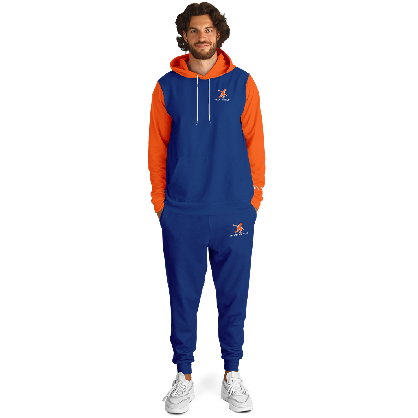 New York Blue Orange Hoodie and Joggers POST