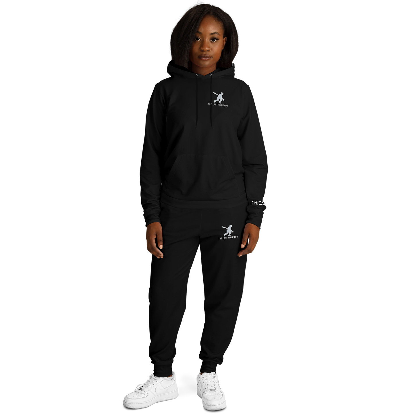 Chicago Black Hoodie and Joggers TWO