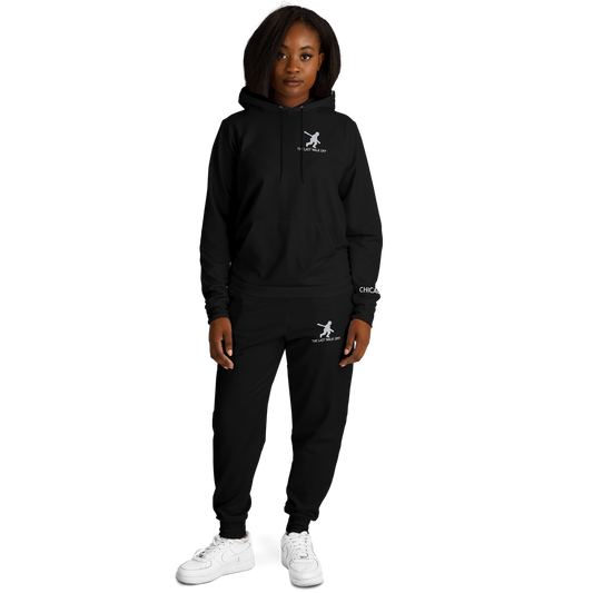 Chicago Black Hoodie and Joggers TWO